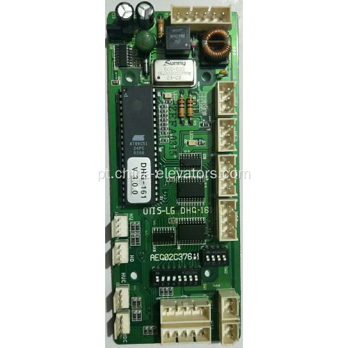 Placa de comunicação do eixo DHG-161 para elevadores LG Sigma